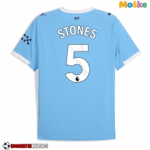 Moške Nogometnih dresov Manchester City John Stones #5 Domači 2025-26 Kratki rokavi
